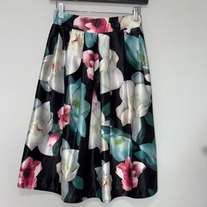 Floral A-Line Skirt